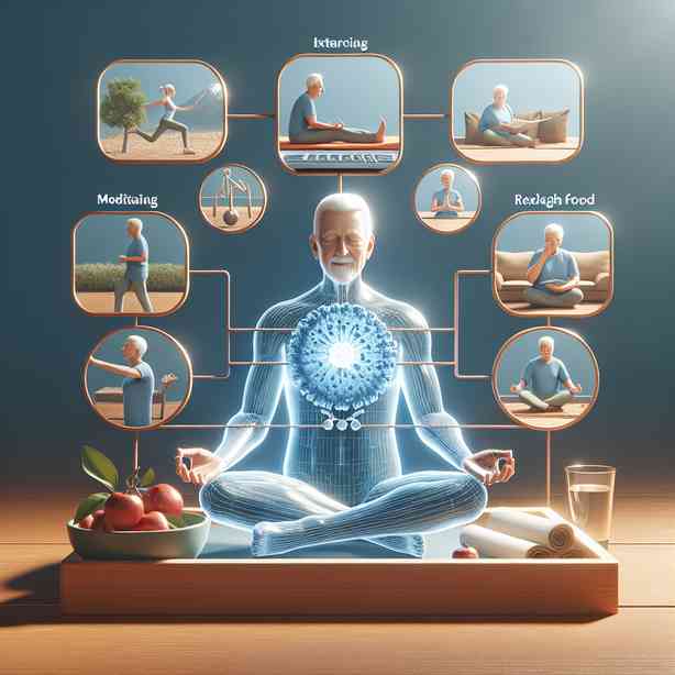 노년기 면역력 강화를 위한 하루 루틴 노년기 면역력 강화를 위한 하루 루틴