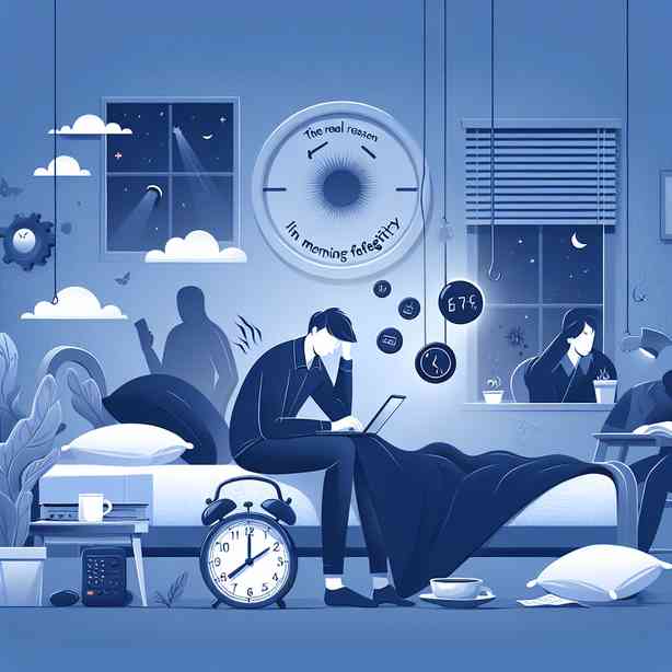 아침에 피곤한 이유, 수면 효율이 떨어지는 진짜 원인