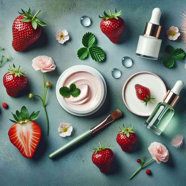 딸기 효능, 피부 미용과 항산화 효과