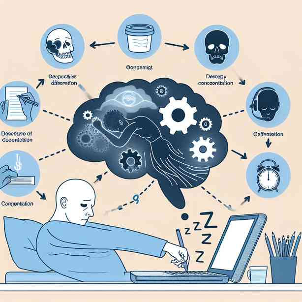 수면장애가 집중력 저하로 이어지는 과정