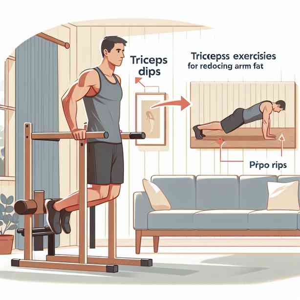 딥스 삼두운동으로 팔뚝살 빼는 효과적인 홈트 루틴