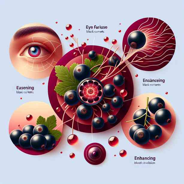블랙커런트 효능, 눈 피로 개선과 혈액순환 강화