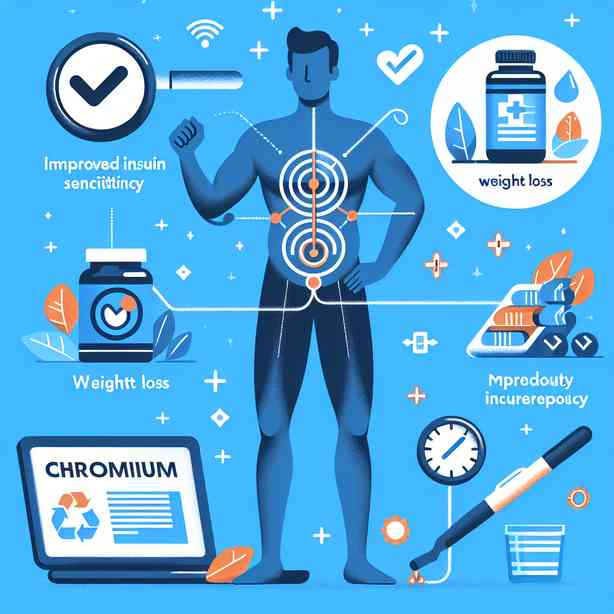 크롬 효능, 인슐린 감도 개선과 체중 감량에 도움