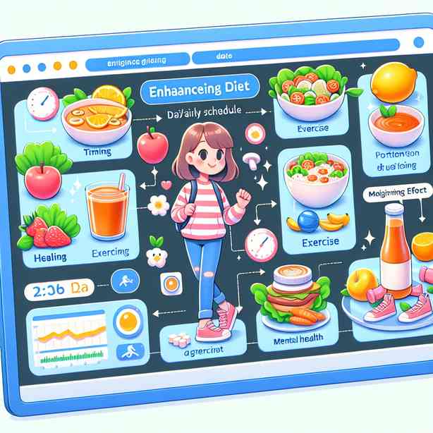 다이어트 효과를 높이는 하루 스케줄 구성