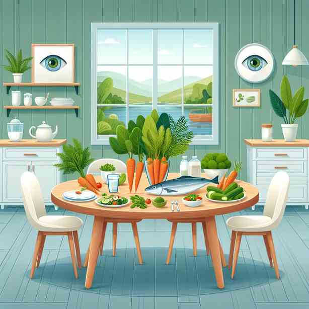 눈 피로 해소에 좋은 영양 식단