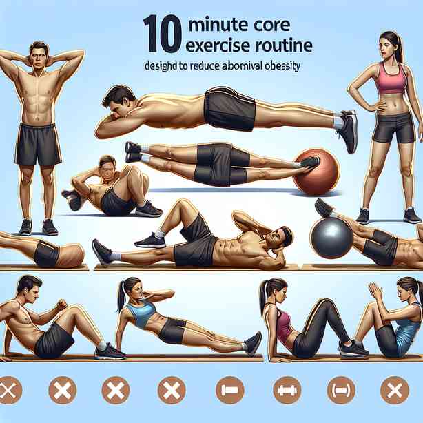 복부비만 줄이는 코어운동 10분 루틴