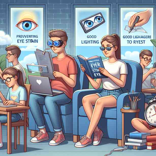 청소년 시력 저하 예방을 위한 하루 습관