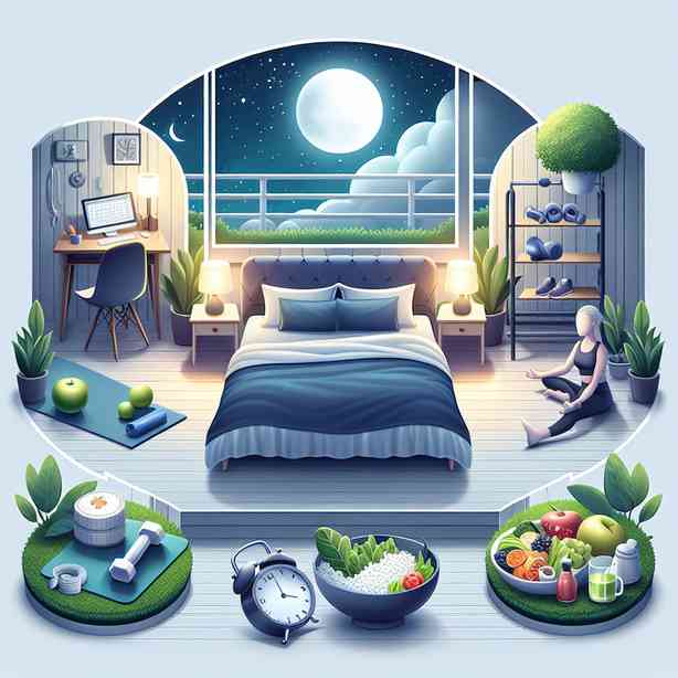 불면증 완화를 위한 하루 일과 설계