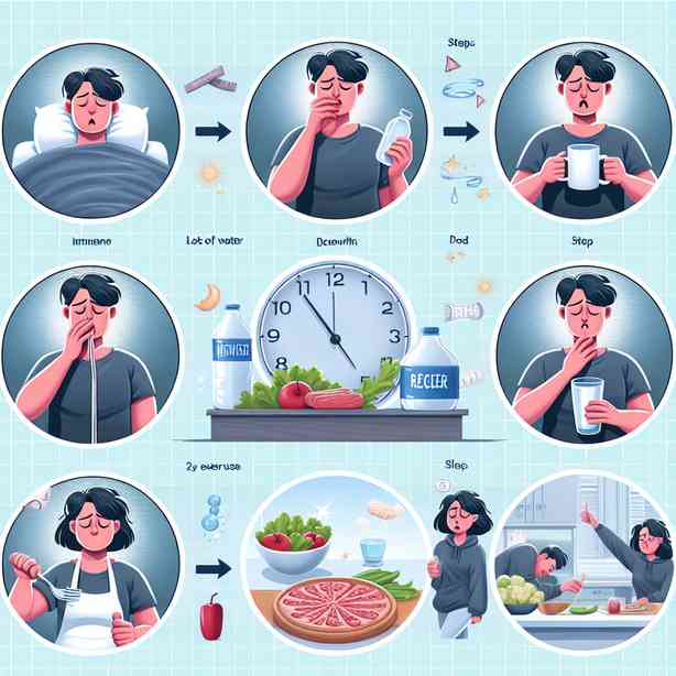 다이어트 중 폭식 후 회복하는 24시간 루틴