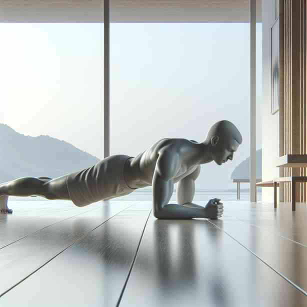 플랭크 자세를 할 때 숨쉬기 힘든 이유