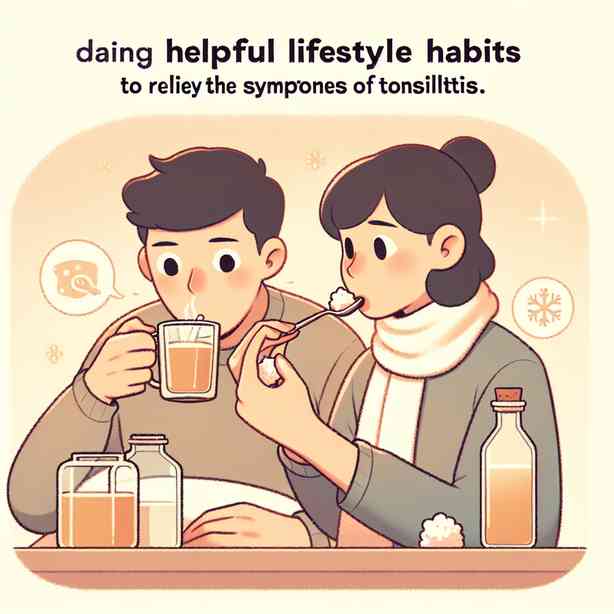 편도염 증상 완화에 도움이 되는 생활 습관