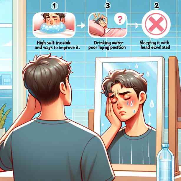 아침에 얼굴이 붓는 이유와 개선 방법