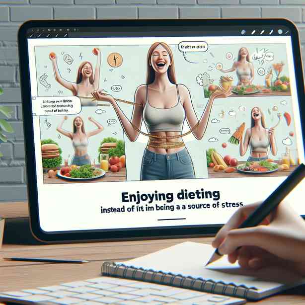 다이어트가 스트레스가 아닌 즐거움이 되게 하는 법 다이어트가 스트레스가 아닌 즐거움이 되게 하는 법