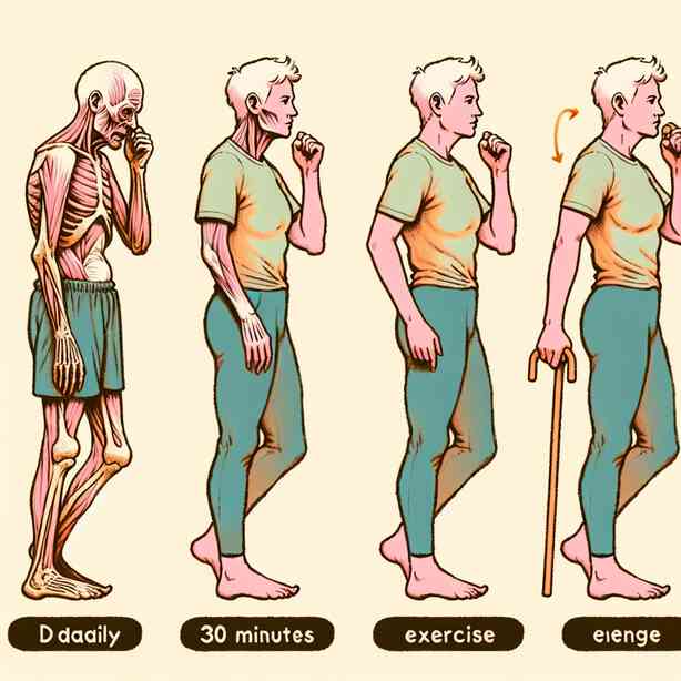 하루 30분 운동이 신체 나이에 미치는 변화