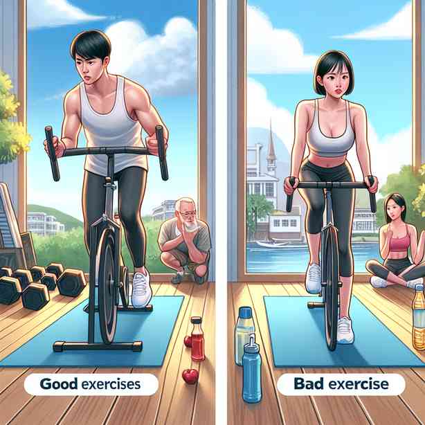 다이어트에 좋은 운동과 나쁜 운동의 차이