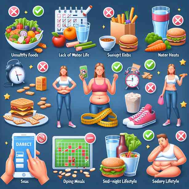 살 빠지는 속도를 방해하는 잘못된 습관