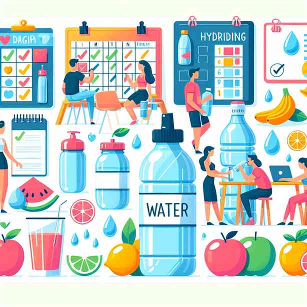 하루 물 섭취량을 늘리는 실천 루틴