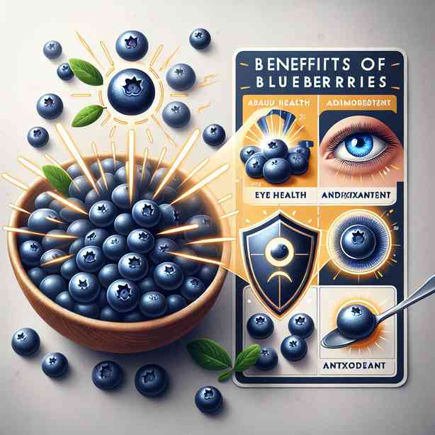 블루베리 효능, 눈 건강과 항산화 효과