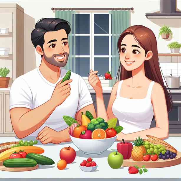 부부가 함께 실천하는 건강한 식습관 부부가 함께 실천하는 건강한 식습관