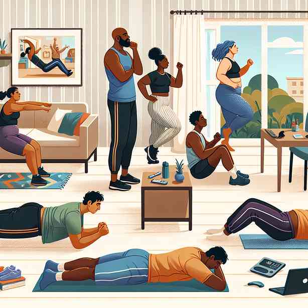 홈트레이닝 루틴으로 집에서 뱃살 빼는 현실적인 방법